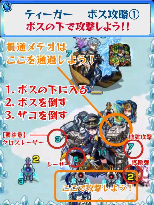 モンスト ティーガー降臨 究極 攻略のギミック 適正キャラ 超特大チャンネル