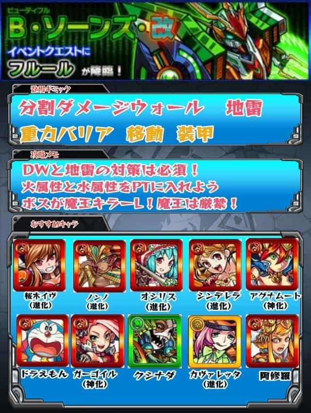 モンスト フルール降臨 究極 攻略のギミック 適正キャラ 超特大チャンネル