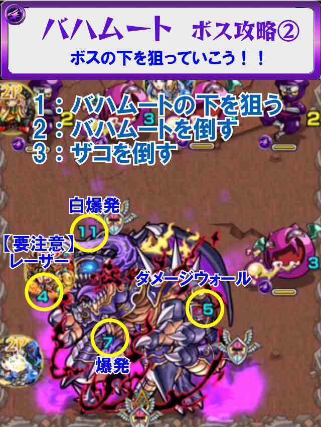 モンスト バハムート降臨 究極 攻略のギミック 適正キャラ 超特大チャンネル