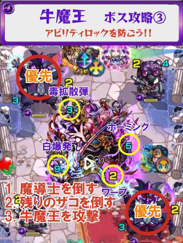 モンスト 牛魔王降臨 究極 攻略のギミック 適正キャラ 超特大チャンネル